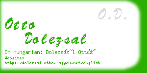 otto dolezsal business card